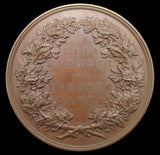 1862 International Exhibition 77mm Prize Medal - By Wyon