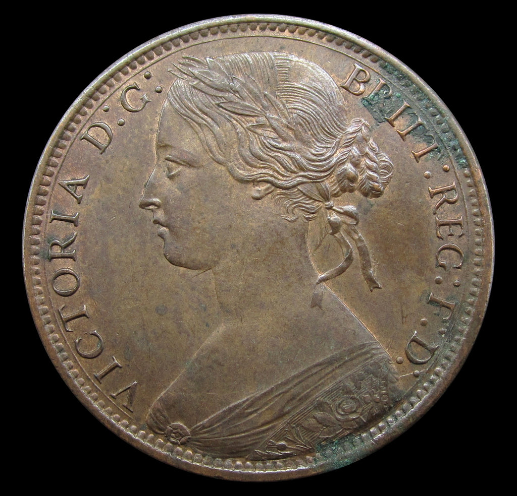 Victoria 1867 Penny - EF – Coopers Coins