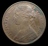 Victoria 1867 Penny - EF