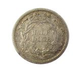 USA 1872 Seated Liberty Half Dime - EF