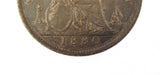 Victoria 1880 Penny - 8 over 8 - EF