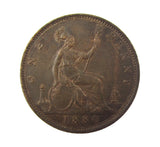 Victoria 1880 Penny - 8 over 8 - EF