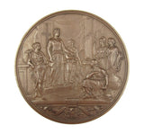 1884 Guildhall New Council Chamber Bronze Medal - By Wyon