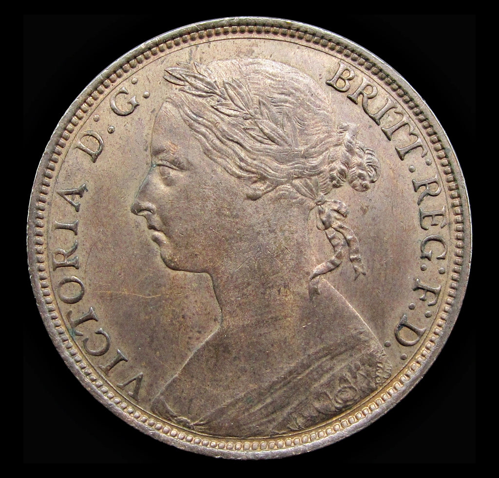 Victoria 1884 Penny - EF – Coopers Coins