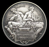 1885 International Inventions Exhibition 45mm Silver Medal - By Wyon