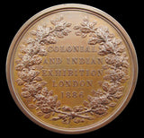 1886 Colonial & Indian Exhibition London 52mm Medal - By Wyon