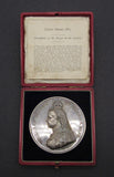 1887 Victoria Jubilee 77mm Silver Medal By Boehm - Cased