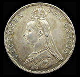 Victoria 1887 Double Florin - GEF