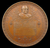 1890 Penny Black Postage Jubilee 65mm Medal - By Lauer