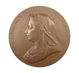 1897 Victoria Diamond Jubilee 56mm Bronze Medal - Cased