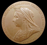 1897 Victoria Diamond Jubilee 56mm Bronze Medal - Cased