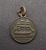 1905 Centenary Of Battle Of Trafalgar Medal - Made From H.M.S Victory