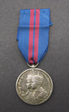 George V 1911 Delhi Durbar Full Sized Medal - On Ribbon