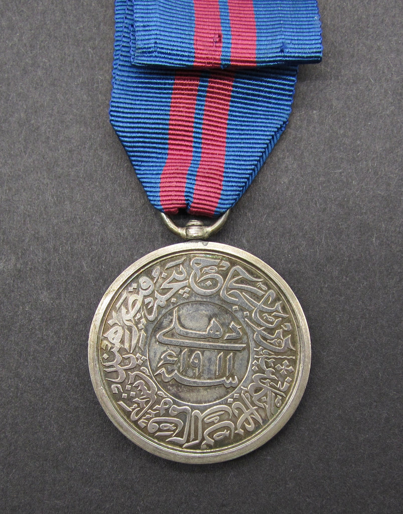 George V 1911 Delhi Durbar Full Sized Medal - On Ribbon – Coopers Coins