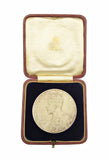 1911 George V Coronation 51mm Silver Medal - Cased