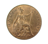 George V 1918 Halfpenny - GEF