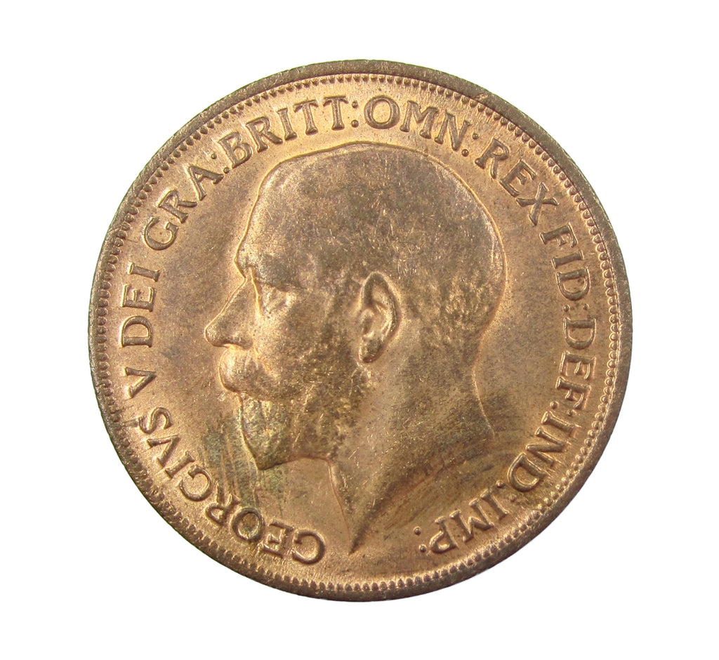 George V 1918 Penny - A/UNC – Coopers Coins