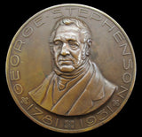 1931 George Stephenson 'Rocket' 60mm Bronze Medal