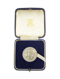 1937 Birth's Death's And Marriages 32mm Silver Medal - Cased