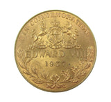 1937 Edward VIII Coronation 35mm Bronze Medal