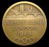 1948 London Olympics 38mm Bronze Prototype Medal - By Pinches