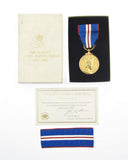 2002 Elizabeth II Golden Jubilee Medal On Ribbon - Boxed