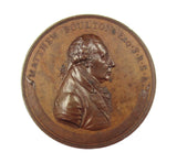 1809 Death Of Matthew Boulton 48mm Medal - By Kuchler