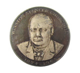 1965 Death of Winston Churchill Silver Medal Pair - Cased