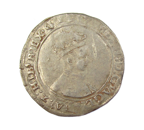 Edward VI 1549-1550 Shilling - mm Arrow - VF