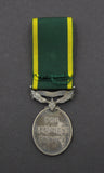 George V Efficiency Medal With India Bar - On Ribbon