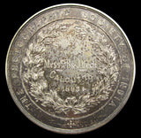 India 1893 Calcutta Photographic Society 51mm Silver Medal - By Wyon