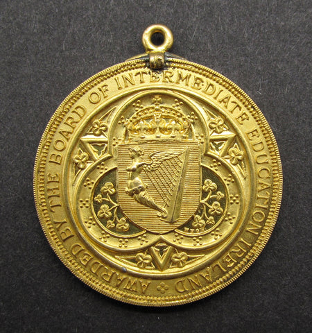 Ireland c.1900 Board of Intermediate Education Gold Medal