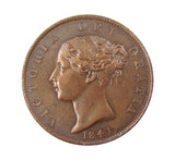 Victoria 1841 Halfpenny - GVF