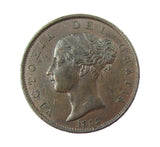 Victoria 1855 Halfpenny - GVF