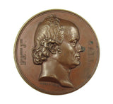 France 1828 Franz Joseph Gall 46mm Medal - By Barre