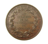 France 1828 Franz Joseph Gall 46mm Medal - By Barre