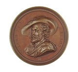 Belgium 1840 Death Of Peter-Paul Rubens 73mm Medal