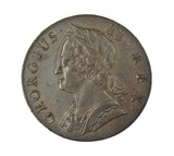 George II 1742 Halfpenny - VF