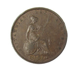 William IV 1837 Halfpenny - VF+