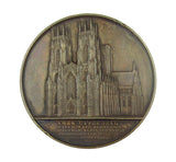 1855 York Cathedral 59mm Bronze Medal - By Wiener