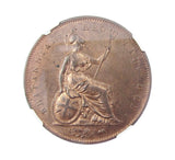 Victoria 1853 Penny - NGC MS64BN