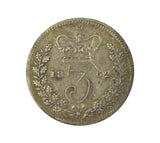 Victoria 1862 Threepence - VF