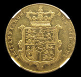 George IV 1827 Sovereign - NGC AU50