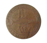 1811 Cornwall For Accommodation Cornish Penny Token - VF