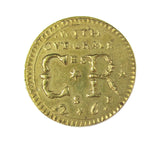 Charles I Halfcrown Brass Coin Weight - 'Without Graynes' - W.C