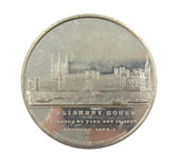 1845 Houses Of Parliament Rebuilt 61mm WM Medal - By Halliday