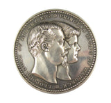 1882 Duke Of Albany Marriage 64mm Silver Medal - By Wyon