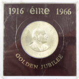 Ireland 1966 Easter Uprising Pearse Silver 10 Shilling Coin - Cased