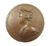 1710 Capture Of Douay 48mm Bronze Medal - By Croker