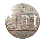 1953 Elizabeth II Coronation 72mm Silver Medal - By Dropsy